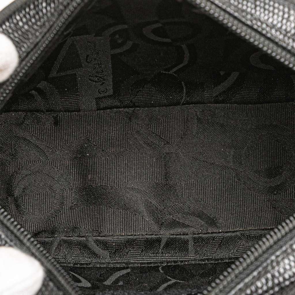 Salvatore Ferragamo Embossed Lizard Leather Vara Crossbody - 4