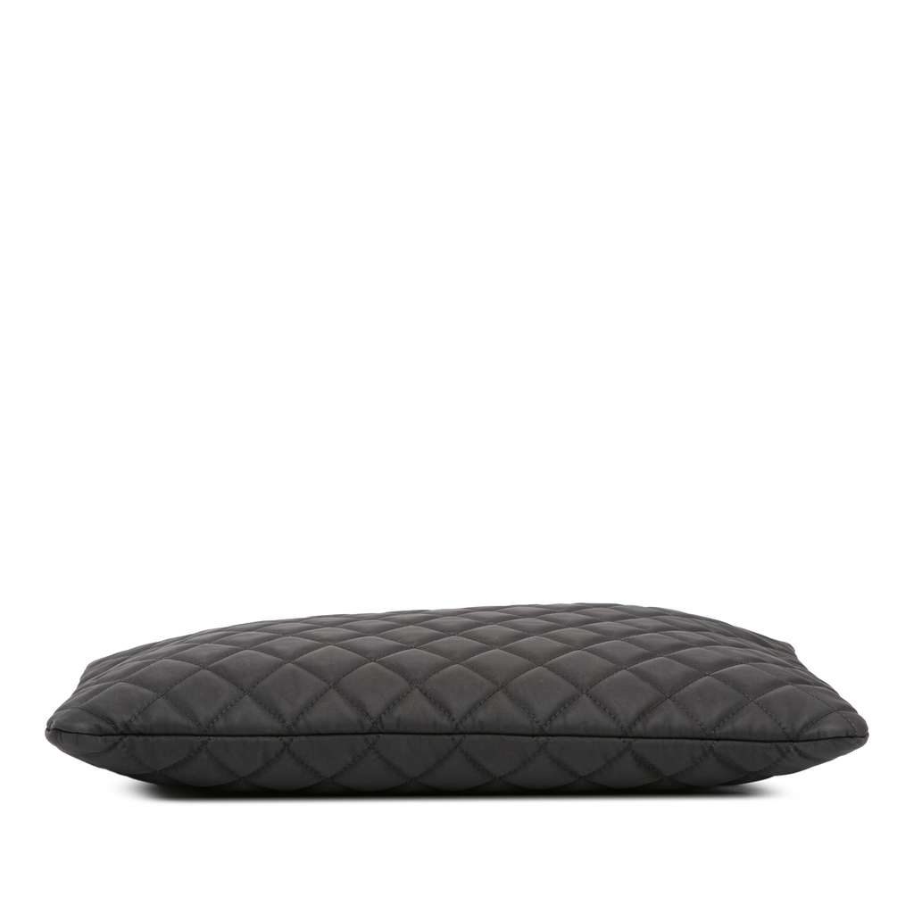 Chanel Large Quilted Nylon O Case Clutch - Image 6