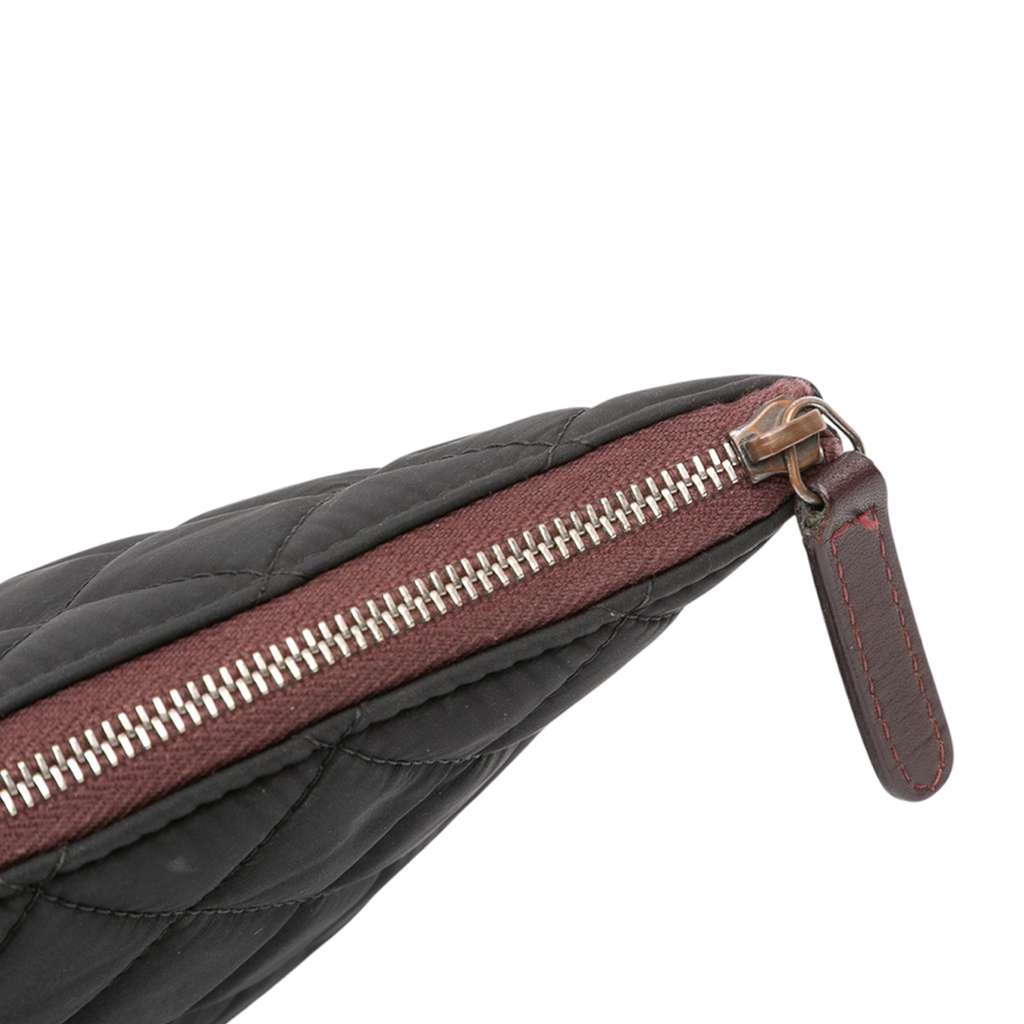 Chanel Large Quilted Nylon O Case Clutch - Image 11