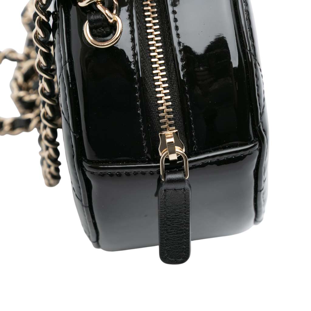 Chanel Quilted Patent Round As Earth Crossbody - Image 11