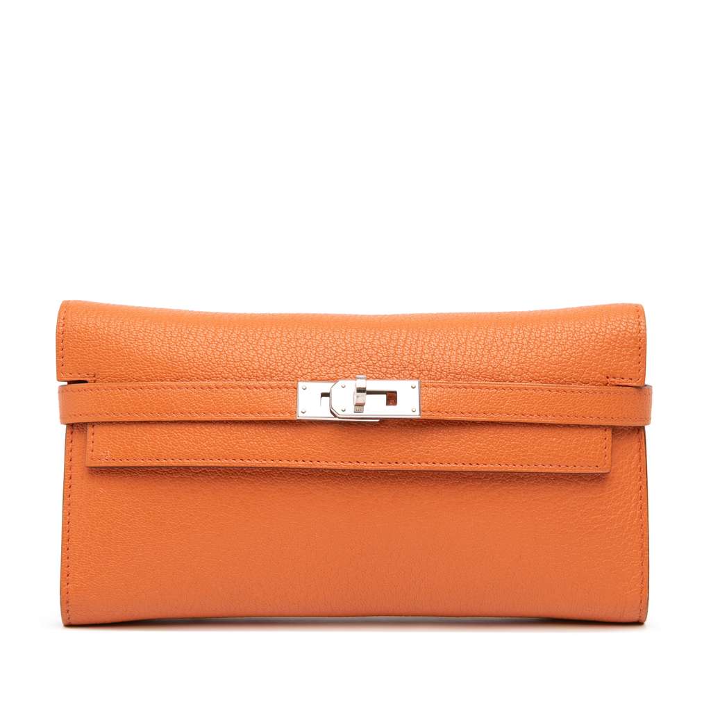 Hermès Chevre Mysore Kelly Longue Wallet