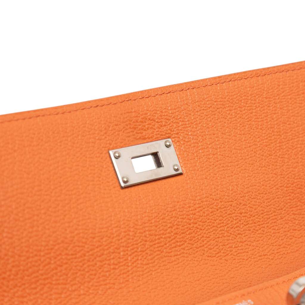 Hermès Chevre Mysore Kelly Longue Wallet - Image 10