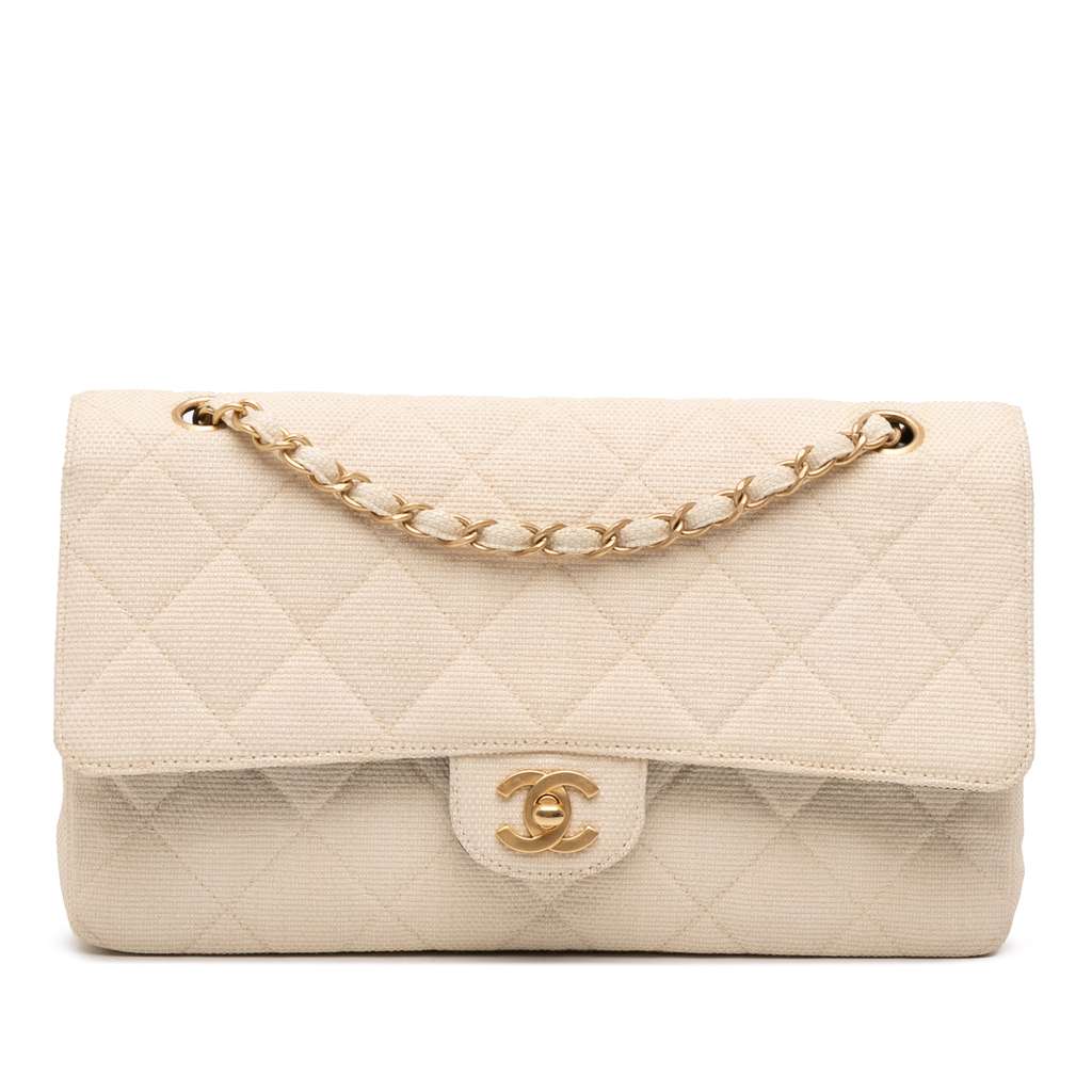 Chanel Medium Classic Canvas Double Flap