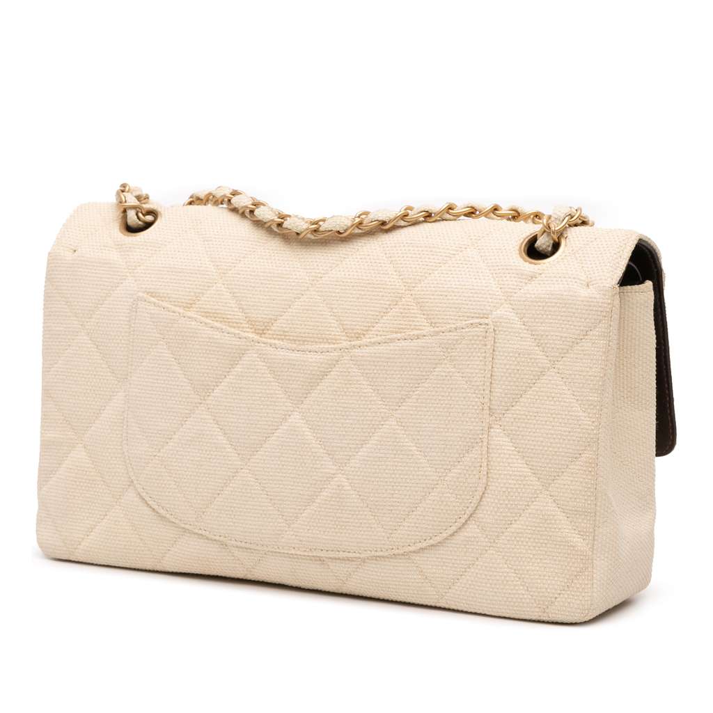 Chanel Medium Classic Canvas Double Flap - 2