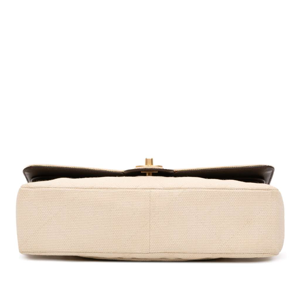 Chanel Medium Classic Canvas Double Flap - 3