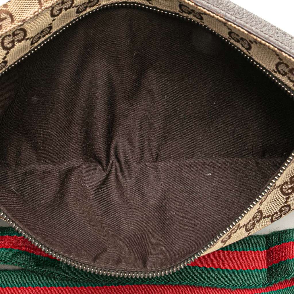 Gucci GG Canvas Web Double Pocket Belt Bag - 4