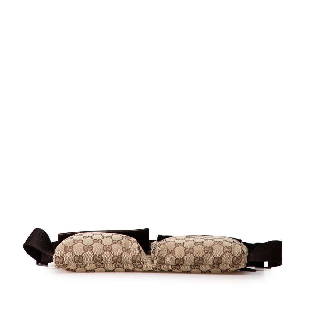 Gucci GG Canvas Double Pocket Belt Bag - 3