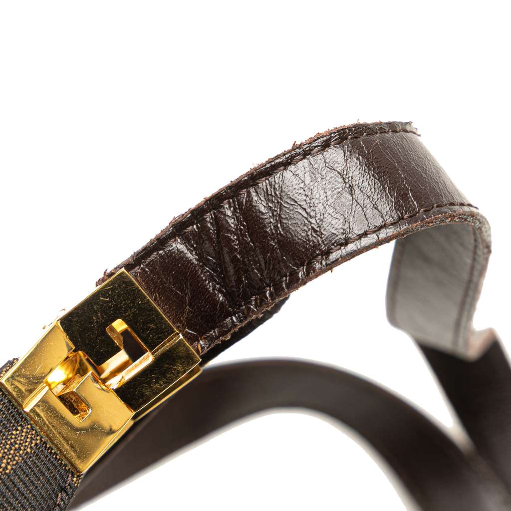 Fendi Zucca Canvas Shoulder Bag - Image 12