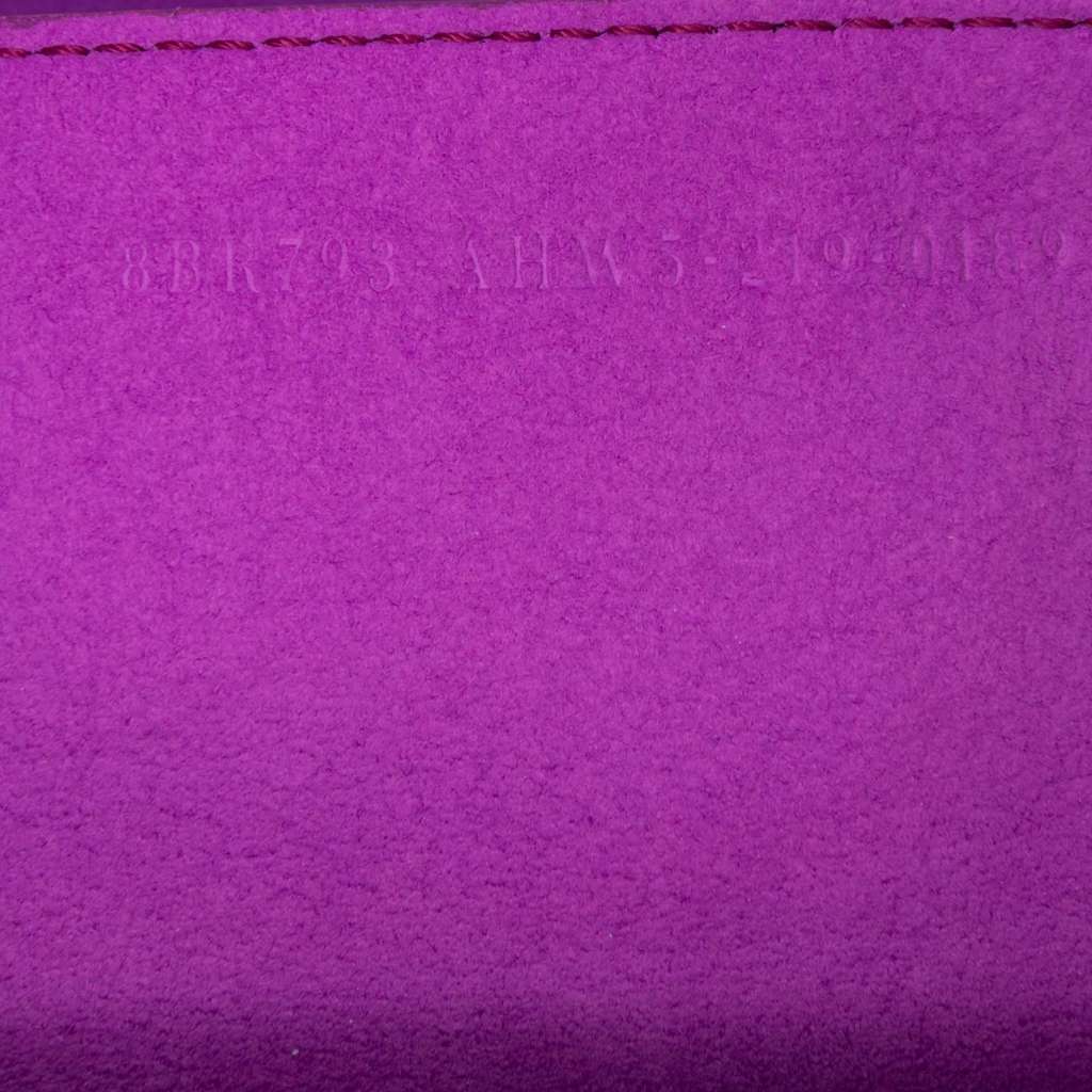 Fendi Zucca Embossed Technical Fabric Chain Midi Baguette - Image 11