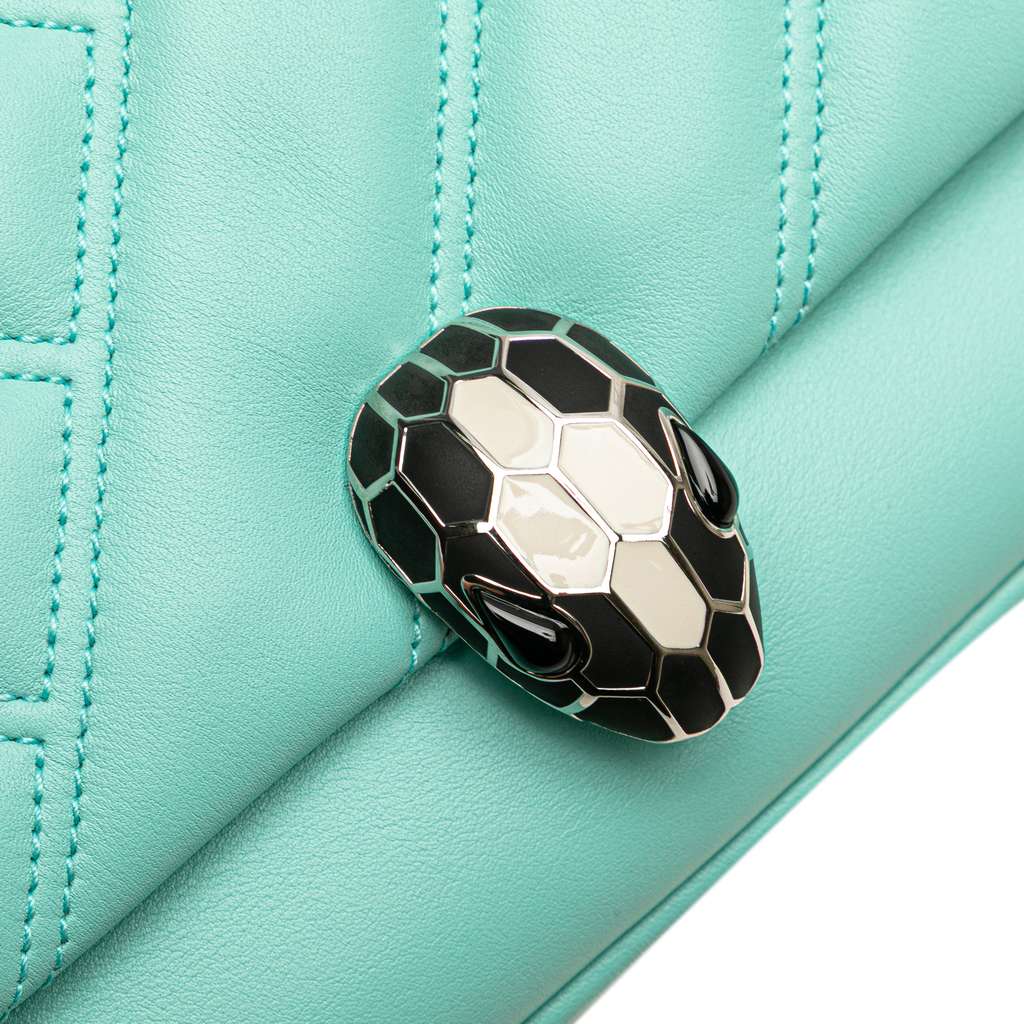 Bvlgari Leather Serpenti Cabochon Chain Crossbody - Detail 2