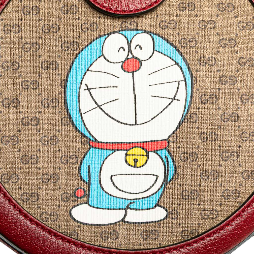 Gucci Micro GG Supreme Doraemon Round Crossbody - Image 10
