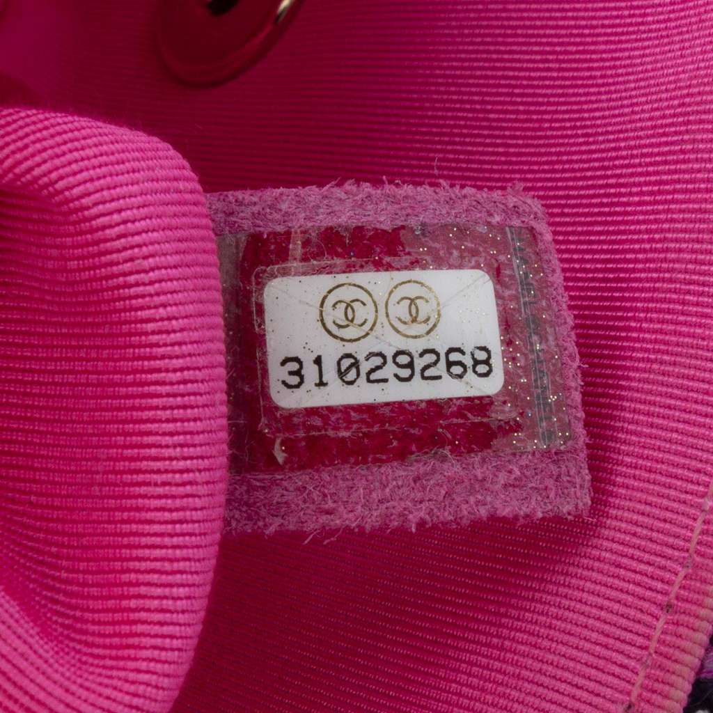 Chanel Mini Rectangular Classic Multicolor Cotton Stitched Single Flap - Detail 1