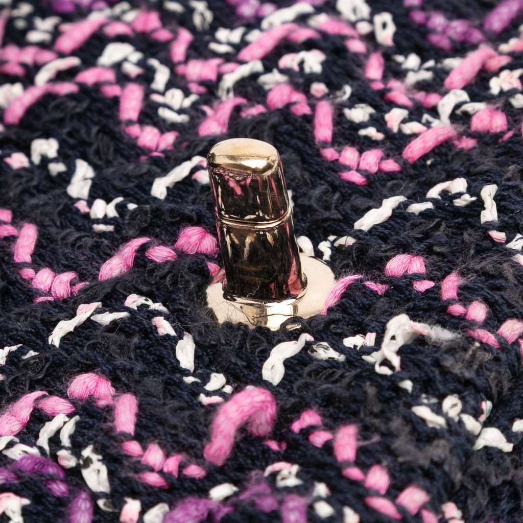 Chanel Mini Rectangular Classic Multicolor Cotton Stitched Single Flap - Detail 2