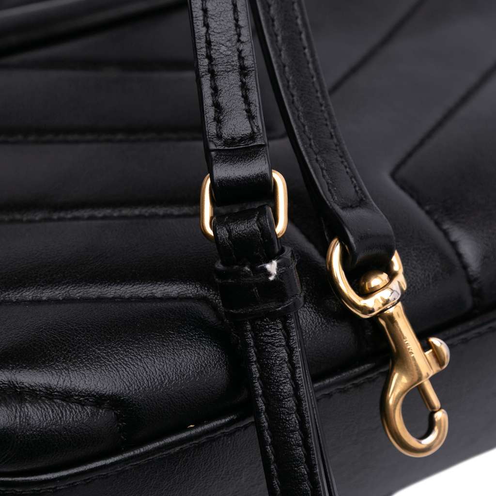 Saint Laurent Toy Matelasse Leather Monogram LouLou Crossbody - Detail 2