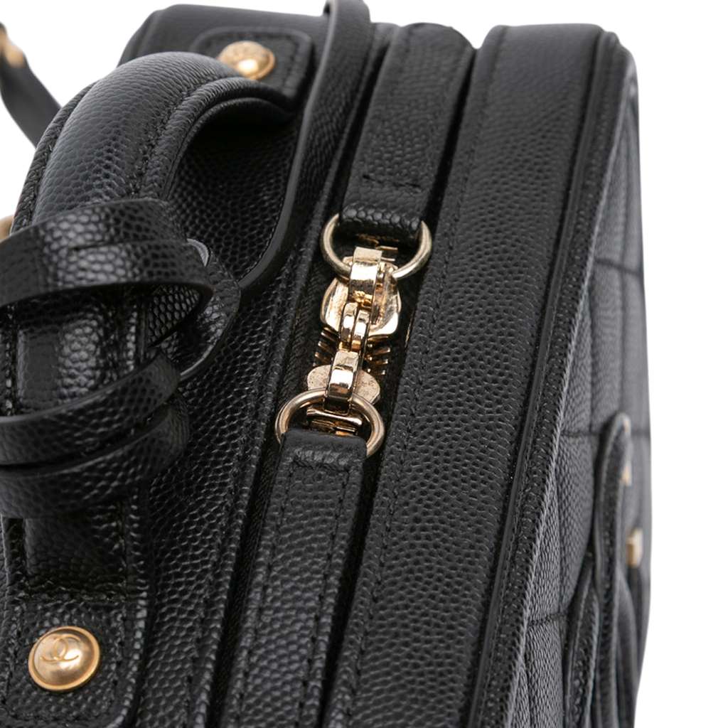 Chanel Small Caviar Filigree Vanity Case - Image 10