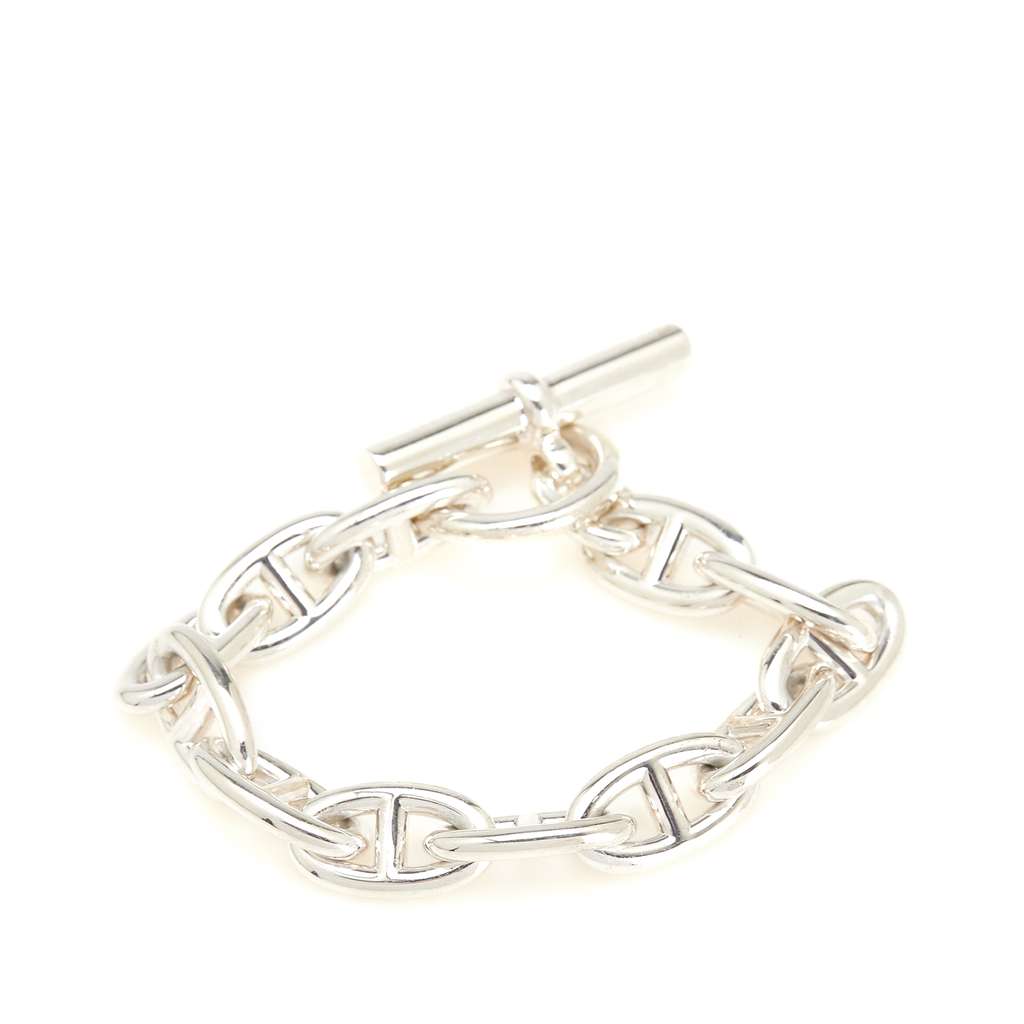 Hermès Large Sterling Silver Chaine d'Ancre Bracelet - Image 6