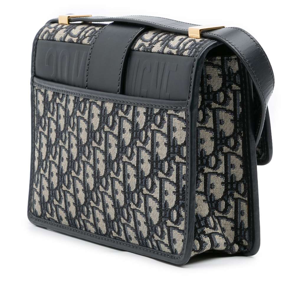 Dior Oblique Canvas 30 Montaigne Flap - Back view