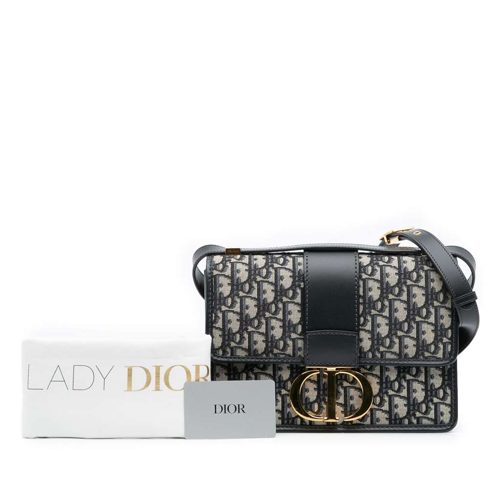Dior Oblique Canvas 30 Montaigne Flap - Image 14