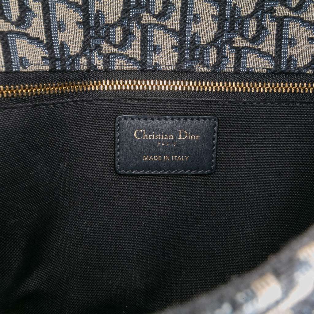 Dior Oblique Canvas 30 Montaigne Flap - Side view