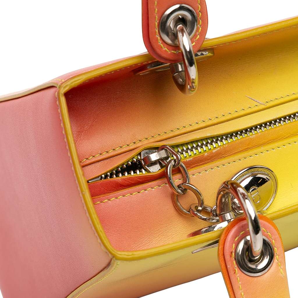 Dior Medium Ombre Calfskin Lady Dior - Image 12