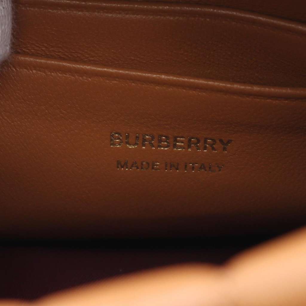 Burberry Micro Quilted Lambskin Lola Bucket Bag - Side view