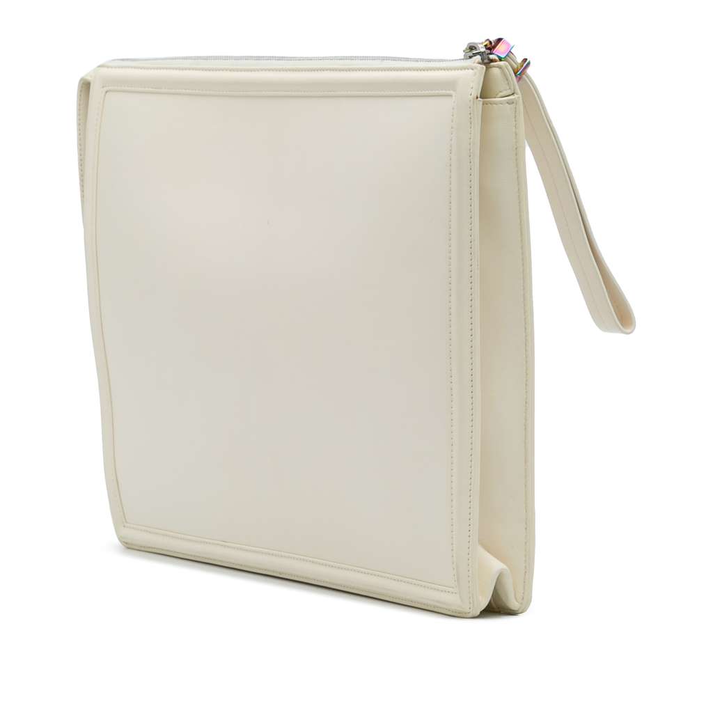 Chanel CC Perforated Calfskin Portfolio Clutch - 2