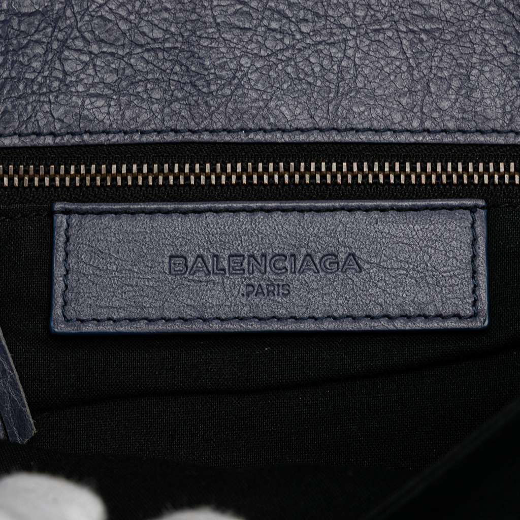 Balenciaga Lambskin Motocross Classic City Clutch - Side view