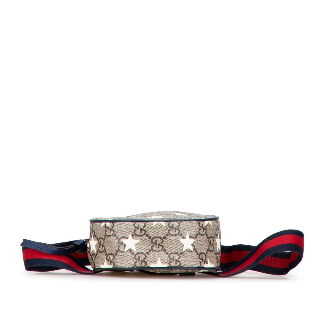 Gucci Kids GG Supreme Stars Web Belt Bag - Image 6