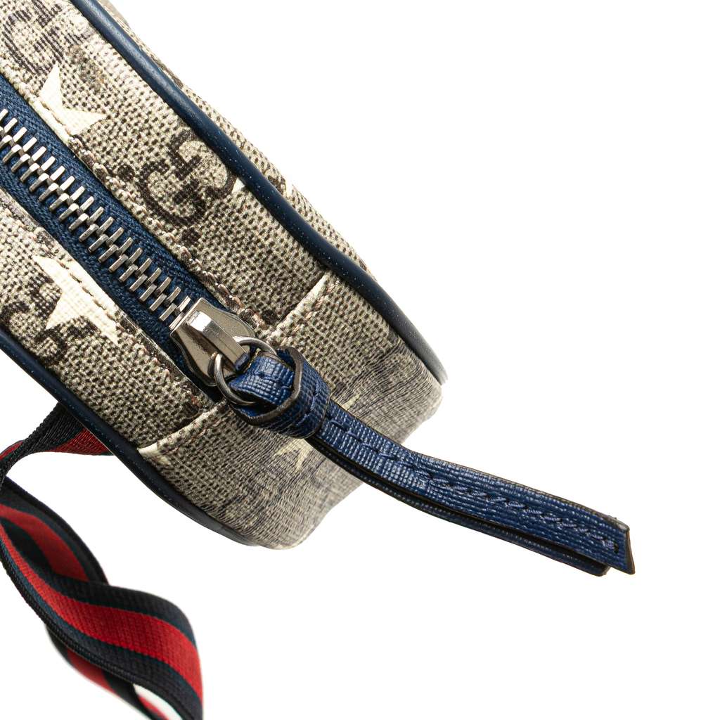 Gucci Kids GG Supreme Stars Web Belt Bag - Detail 2