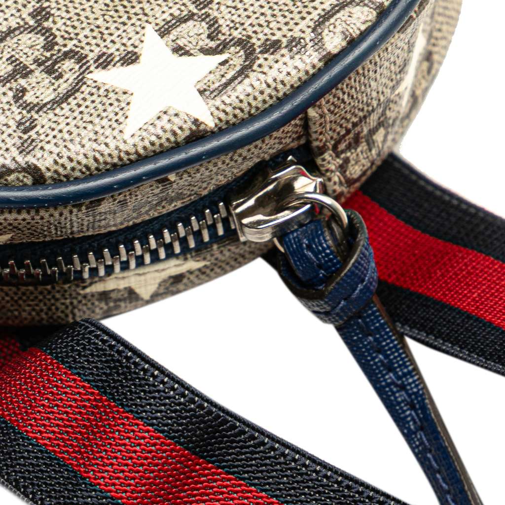 Gucci Kids GG Supreme Stars Web Belt Bag - Image 12