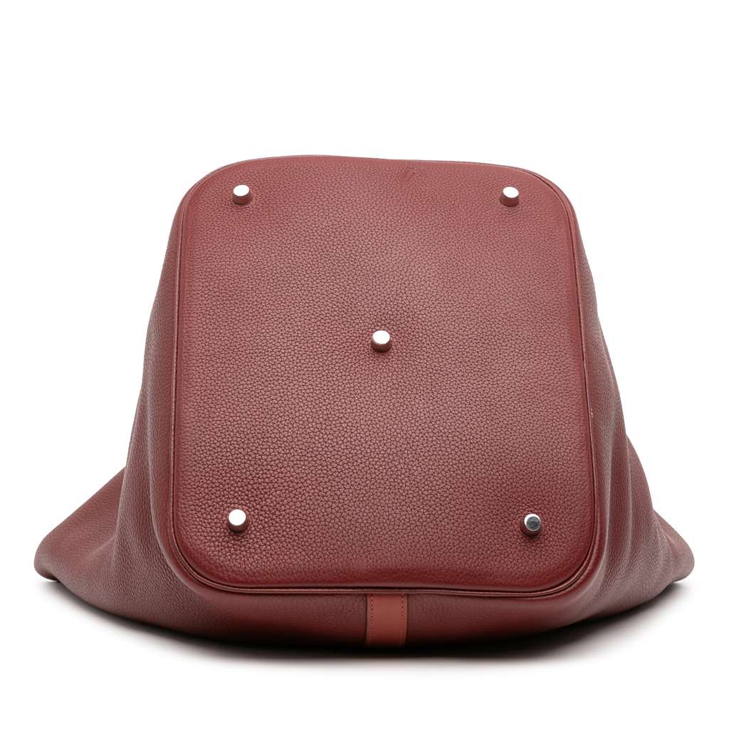 Hermès Bicolor Clemence and Swift Picotin Lock 31 - Image 6