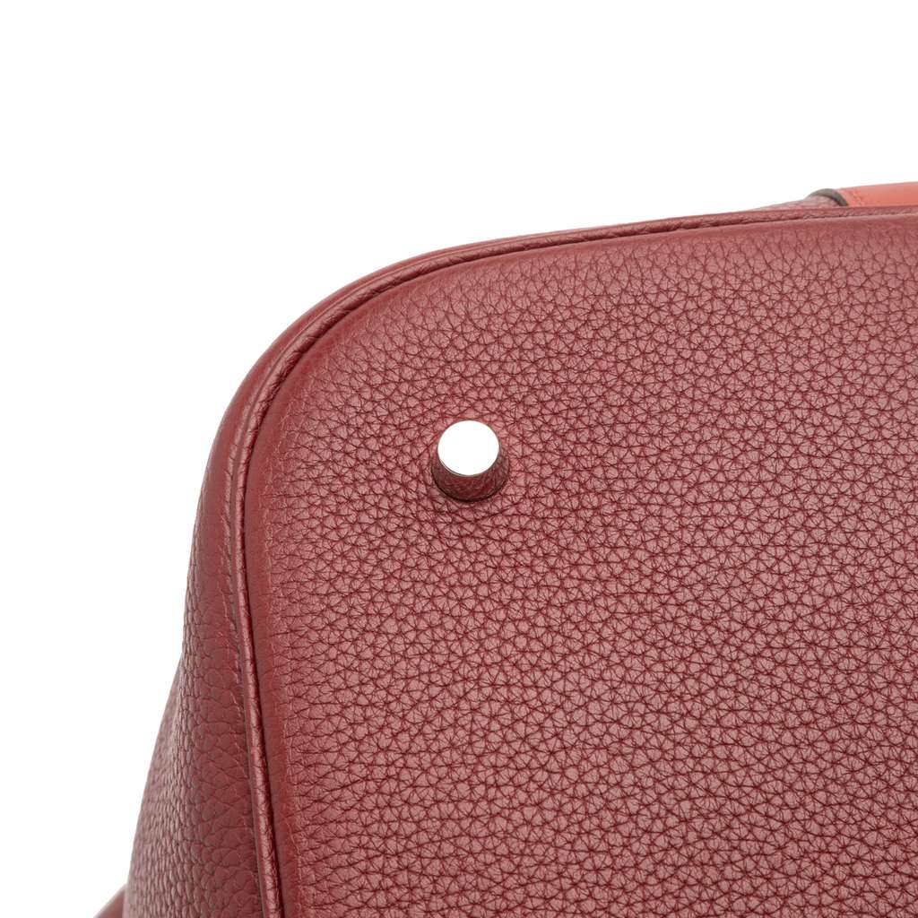 Hermès Bicolor Clemence and Swift Picotin Lock 31 - Image 11