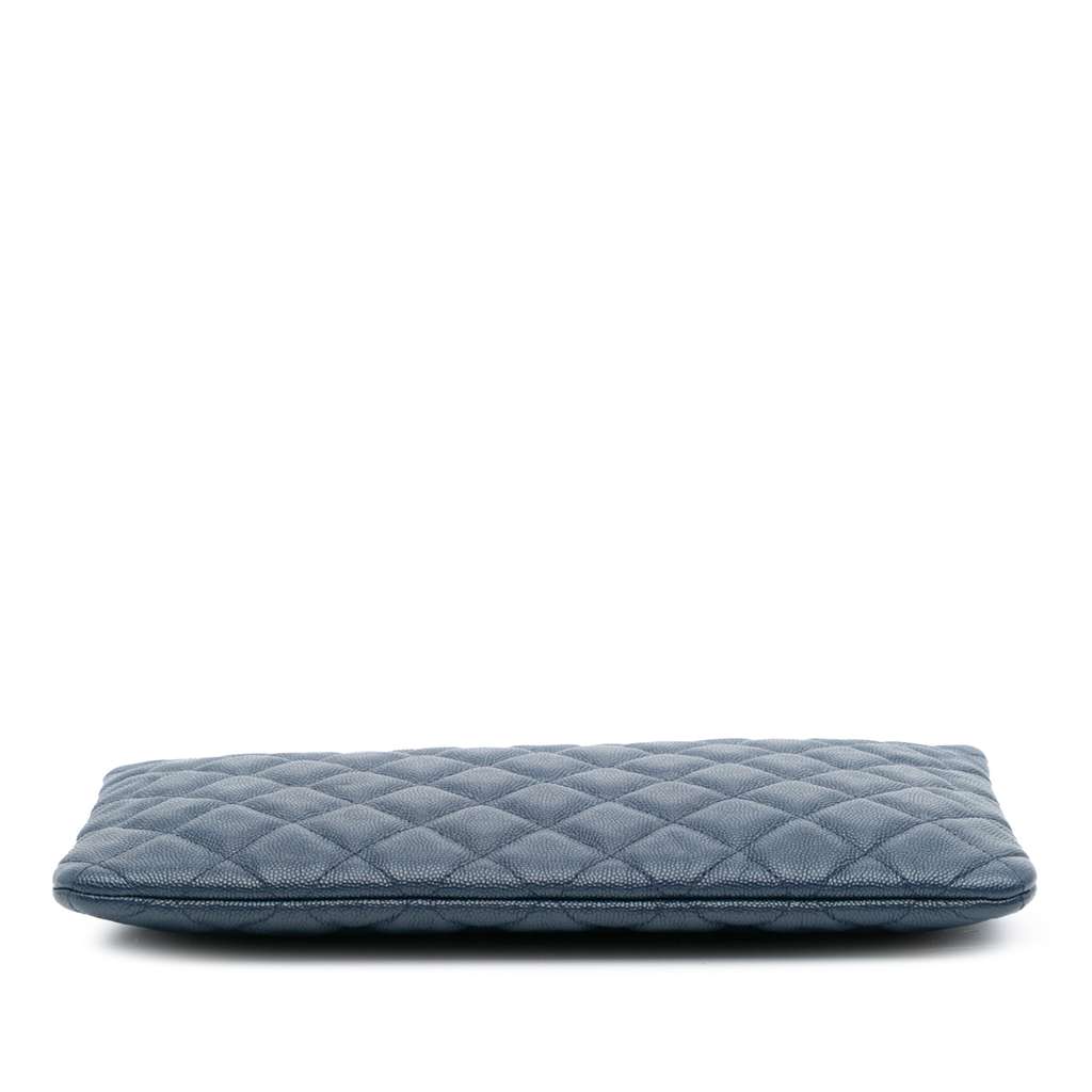 Chanel Medium Quilted Caviar O Case Clutch - Image 6