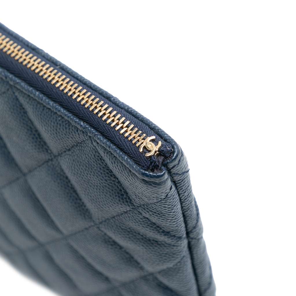 Chanel Medium Quilted Caviar O Case Clutch - Image 12