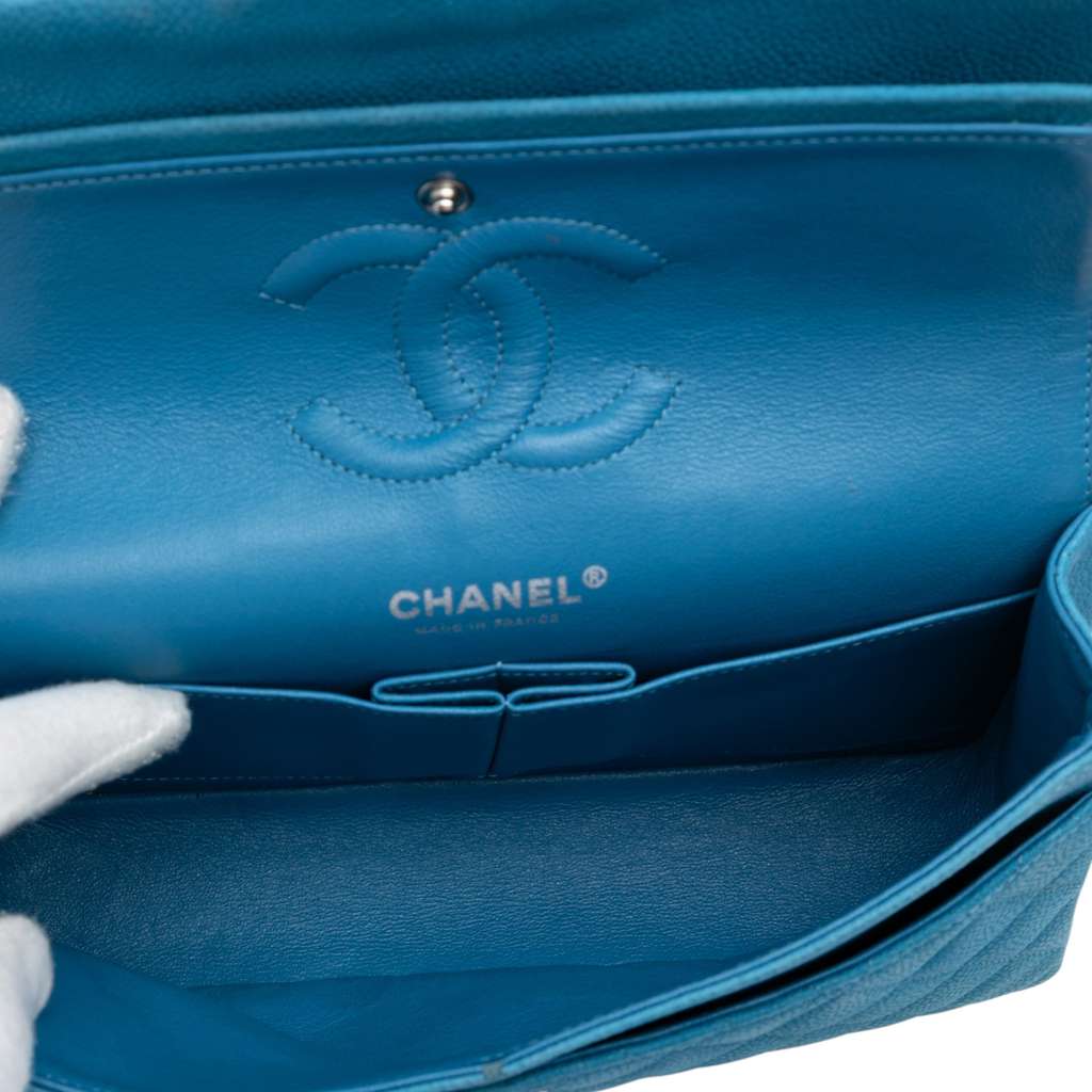 Chanel Medium Classic Caviar Double Flap - 4