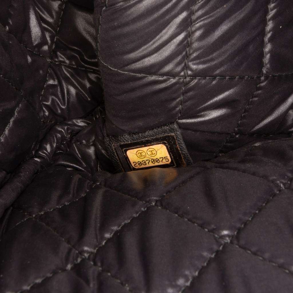 Chanel Large Quilted Patent O Case Clutch - Detail 1