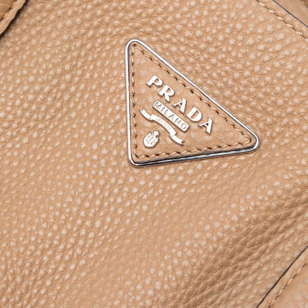 Prada Vitello Daino Open Convertible Tote - Side view