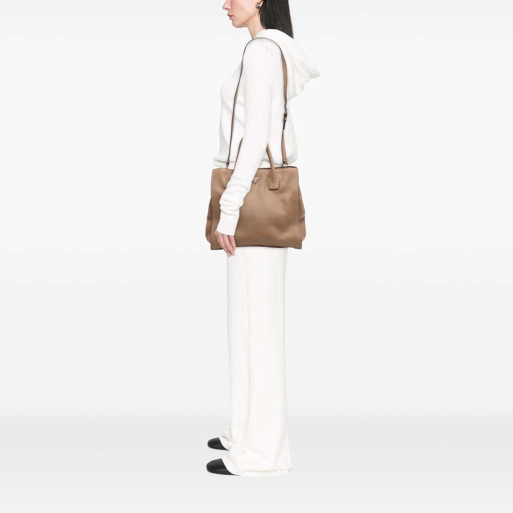 Prada Vitello Daino Open Convertible Tote - Detail 1