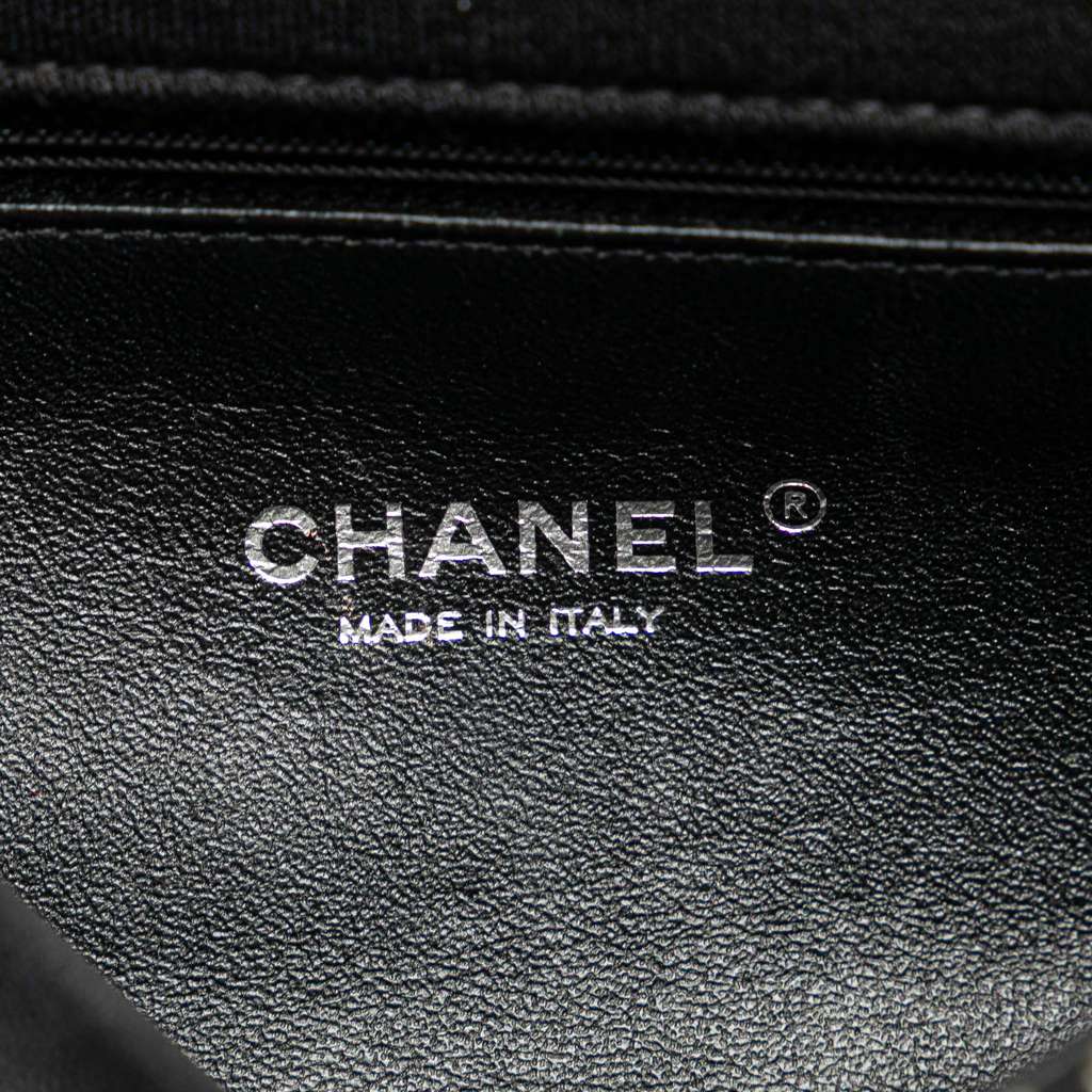 Chanel Medium Quilted Jersey and Tweed Chain Flap - 5