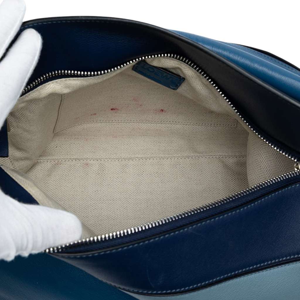 Loewe Medium Tricolor Calfskin Puzzle Satchel - 4