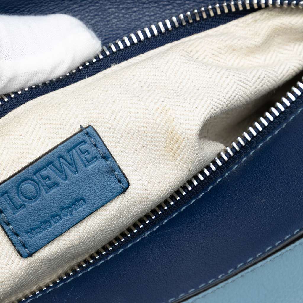 Loewe Medium Tricolor Calfskin Puzzle Satchel - Detail 1