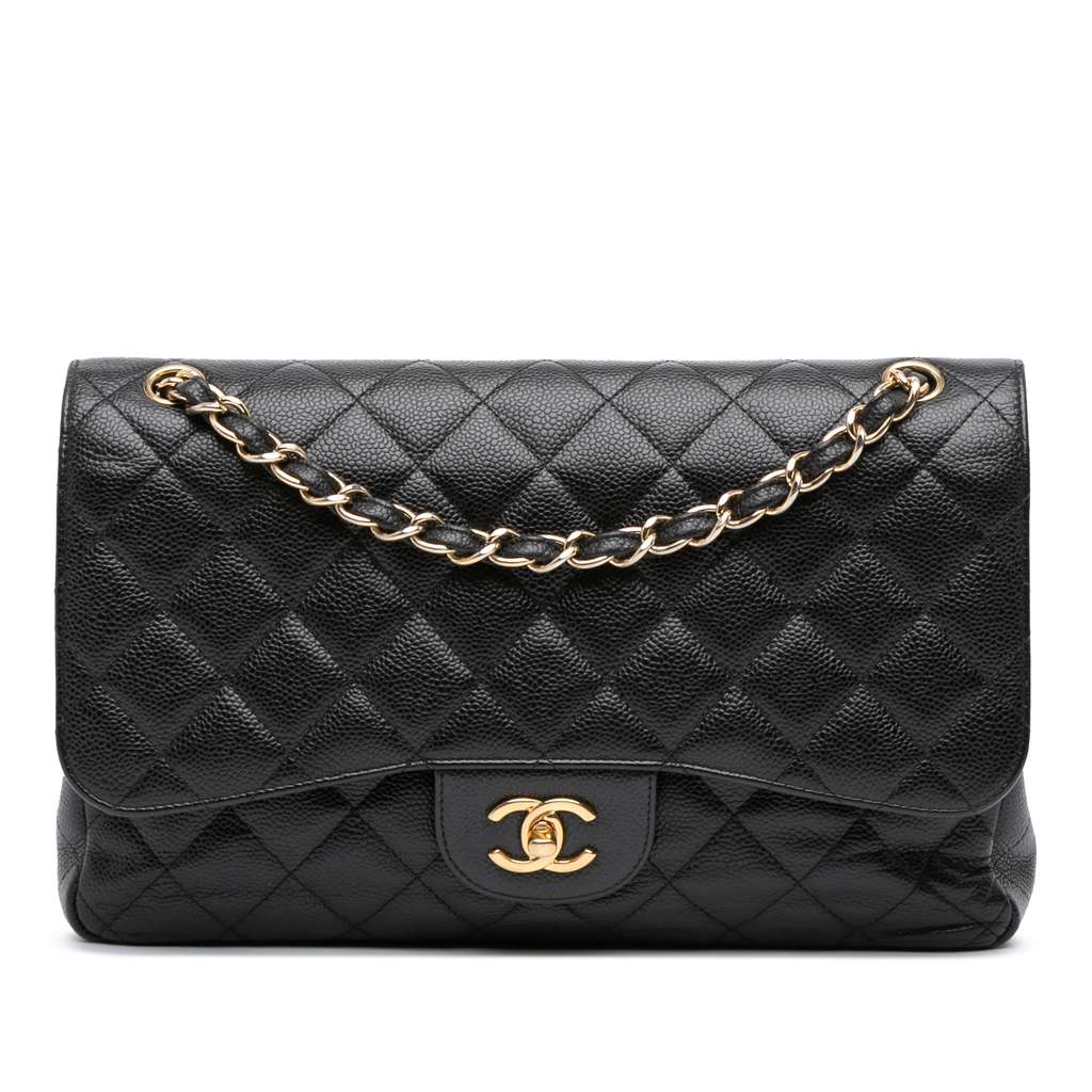 Chanel Jumbo Classic Caviar Double Flap