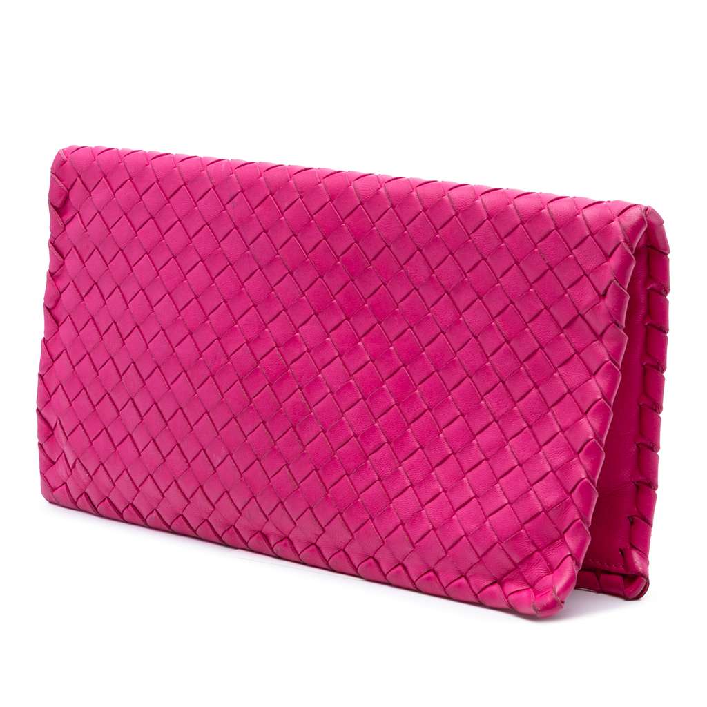 Bottega Veneta Nappa Intrecciato Turn Lock Clutch - 2