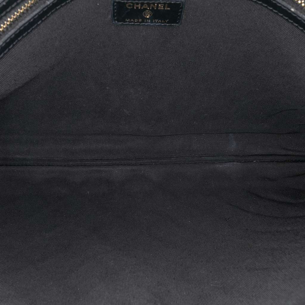 Chanel Large Lambskin Boy O Case Clutch - 4