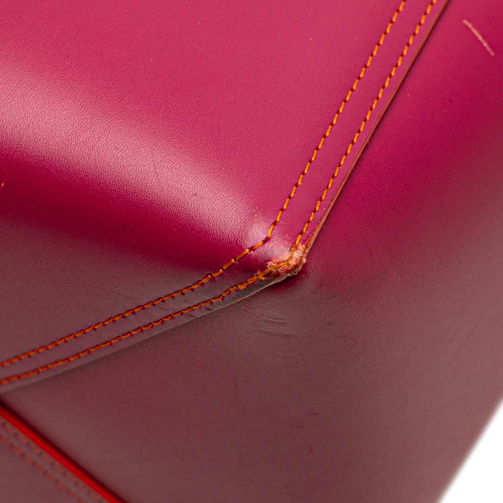 Loewe Leather Perforated Anagram Leo Tote - Image 10