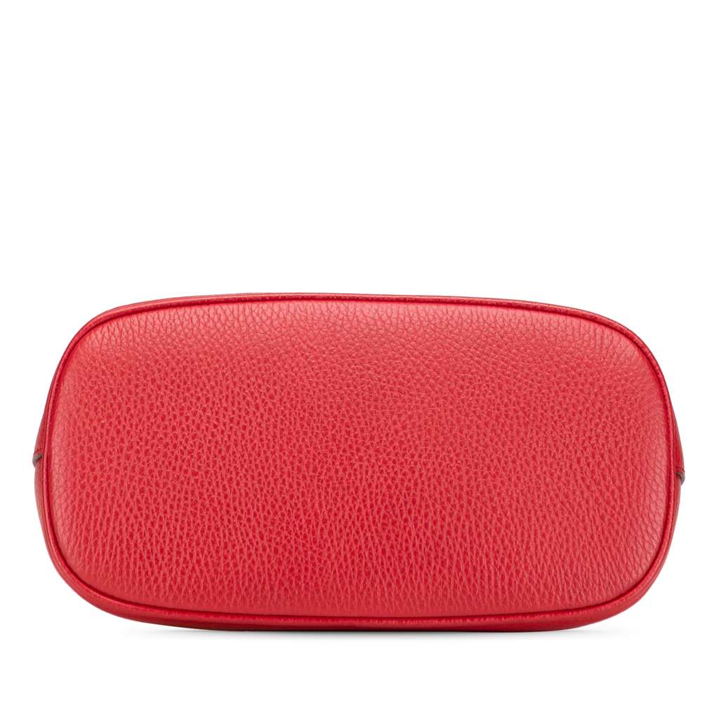 Gucci Mini Leather GG Charm Dome Satchel - Image 6