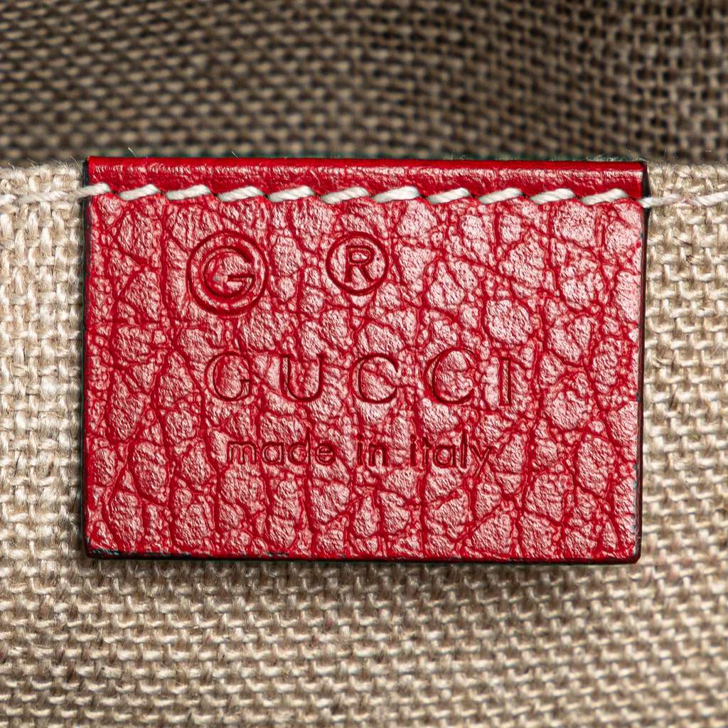 Gucci Mini Leather GG Charm Dome Satchel - Side view