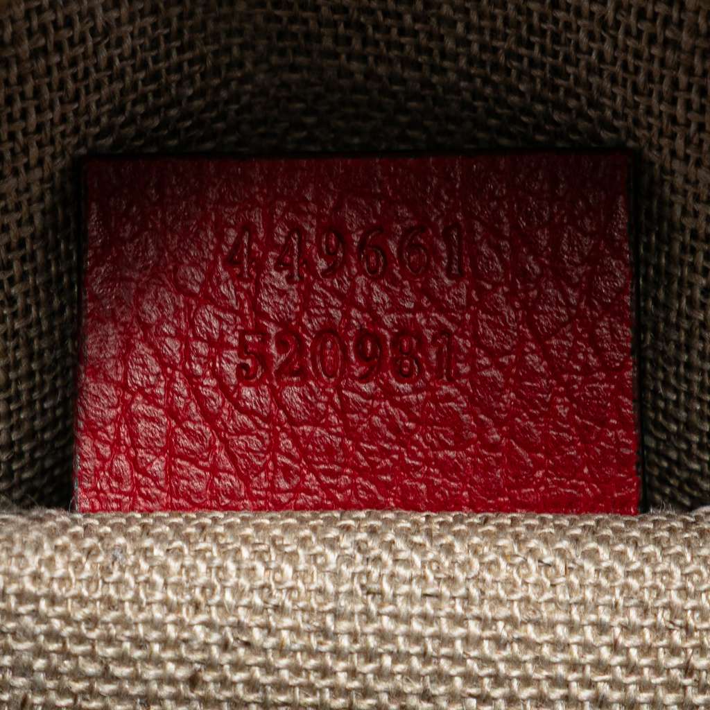 Gucci Mini Leather GG Charm Dome Satchel - Detail 1