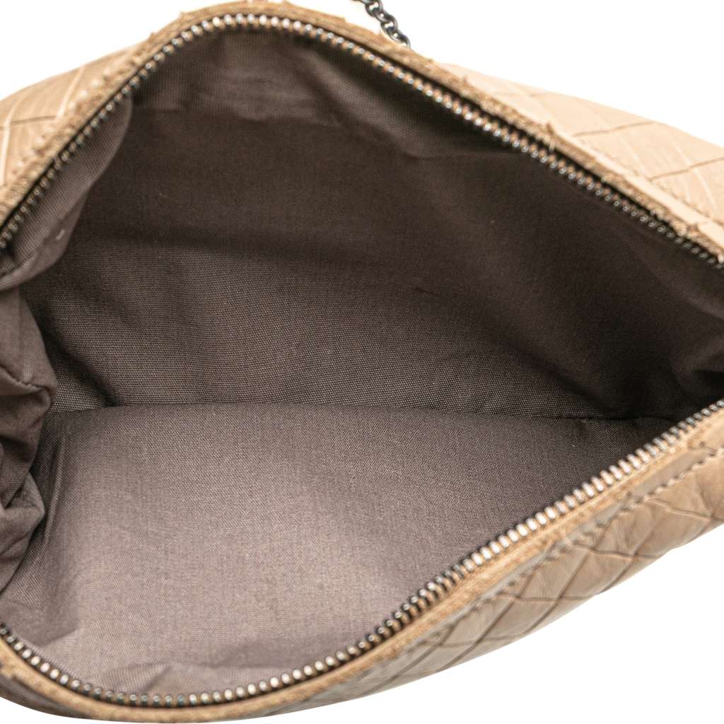 Bottega Veneta Small Leather Intrecciomirage Chain Crossbody - 4