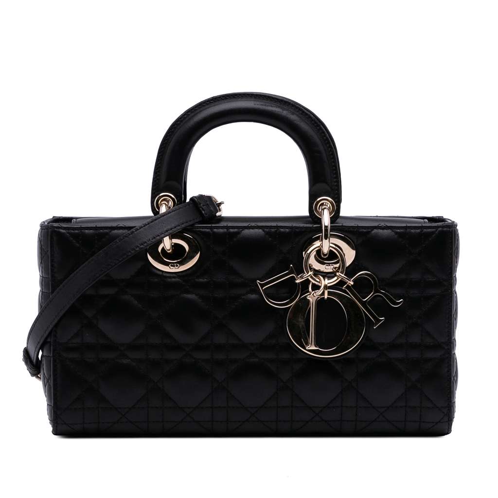 Dior Medium Lambskin Cannage Lady D Joy
